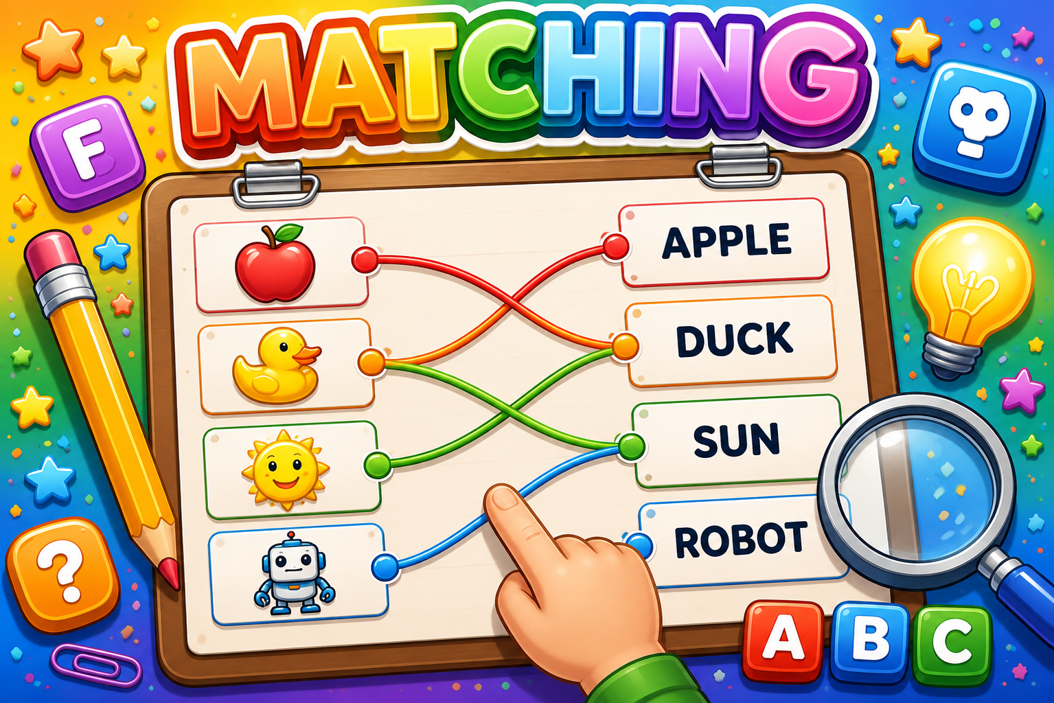 Matching Worksheet Maker