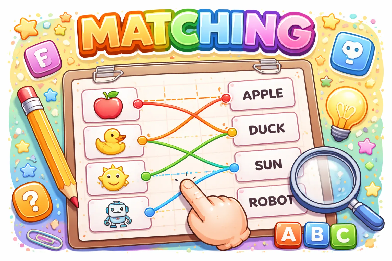 Matching Worksheet Maker